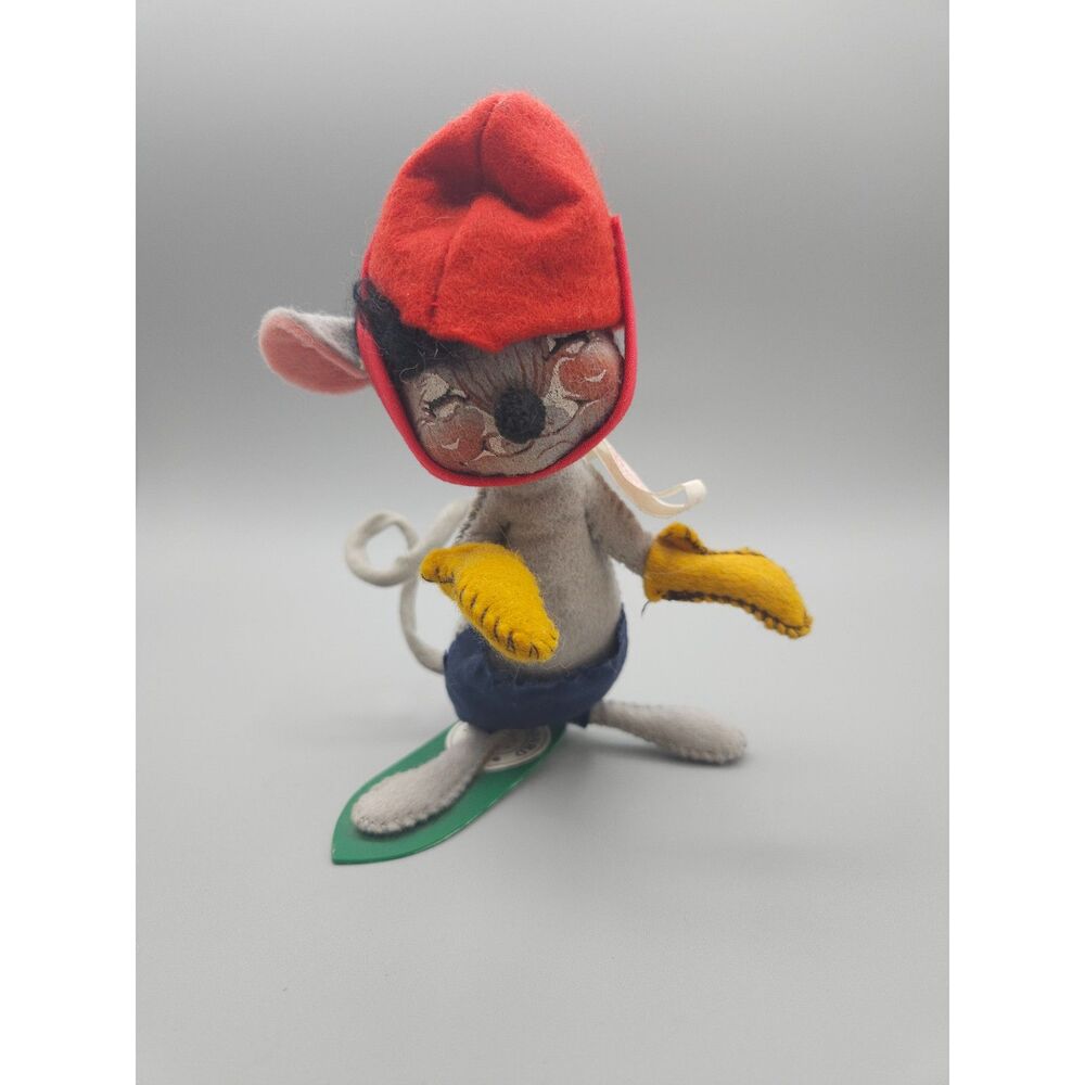 Vintage Annalee Mobilitee Doll Skateboarding Mouse 1971